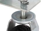8-Inch Spring Gate Wheel 360 Degree Swivel Casters Kit Flat Free Tire And