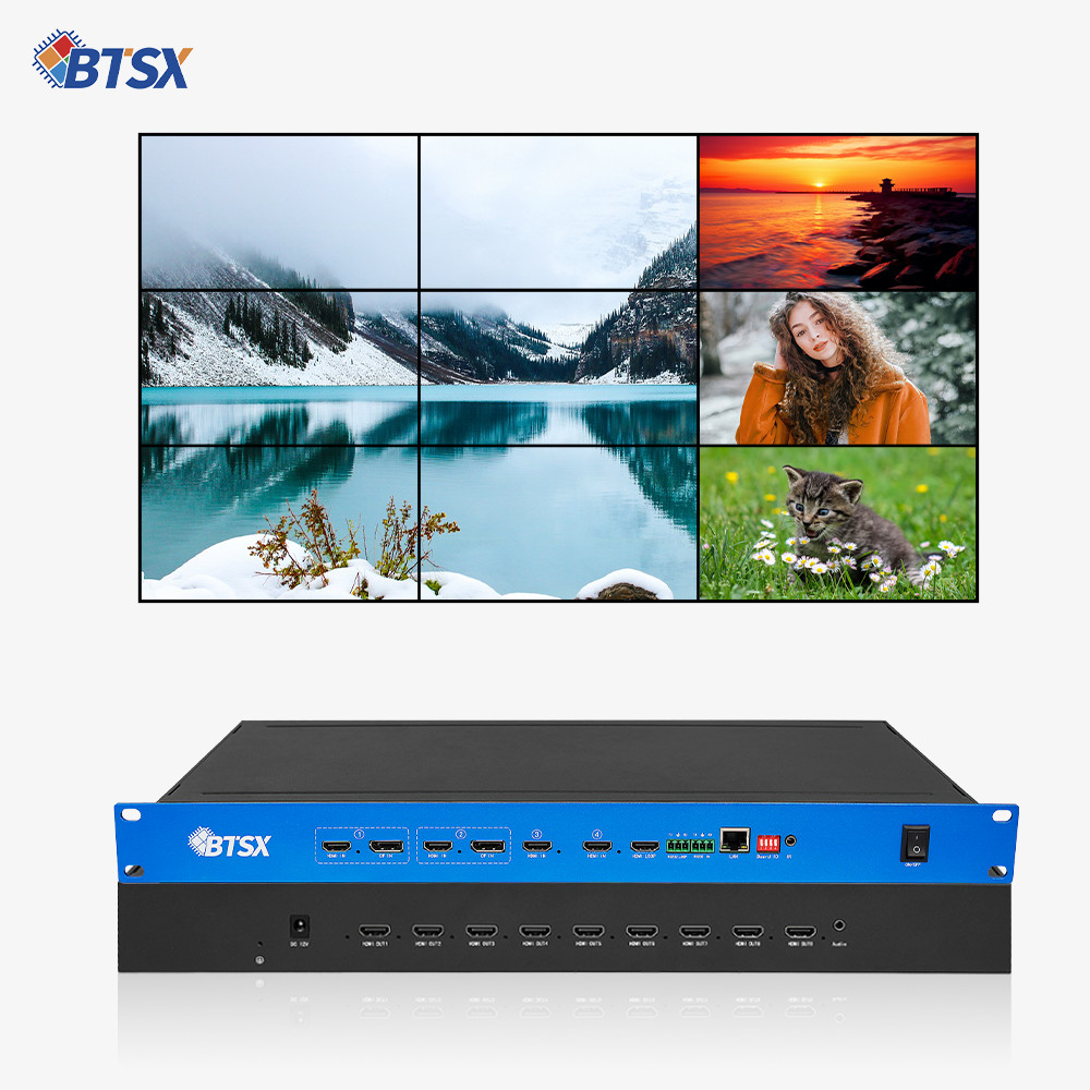 3*3 Multi-Screen Display for Video Conferencing | 4K60 HDMI Processor