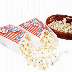 Quality Customized Popcorn Snack Bags , Biodegradable Paper Popcorn Chip Bag wholesale