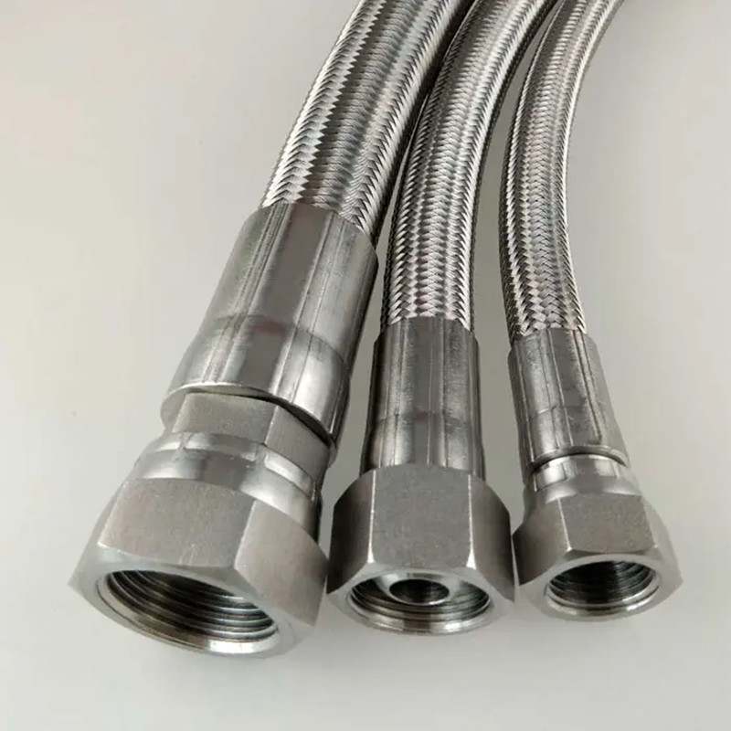 AISI 304 Metal Hose Reel Adapter Attachments Braided Corrugated
