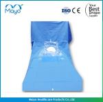 Disposable Medical Surgical Cesarean Drape with Incise Film , C Section Drape