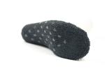 Black Adult Anti Slip Nylon Running Socks With Anti Foul Cotton Material