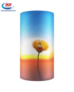 Quality Shopping Mall Advertising LED Display Screen Flexible P4 1200 nits Curved wholesale