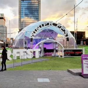 Quality Large Capacity Customizable Geodesic Dome Glamping Tent Durable Party Dome Tent wholesale