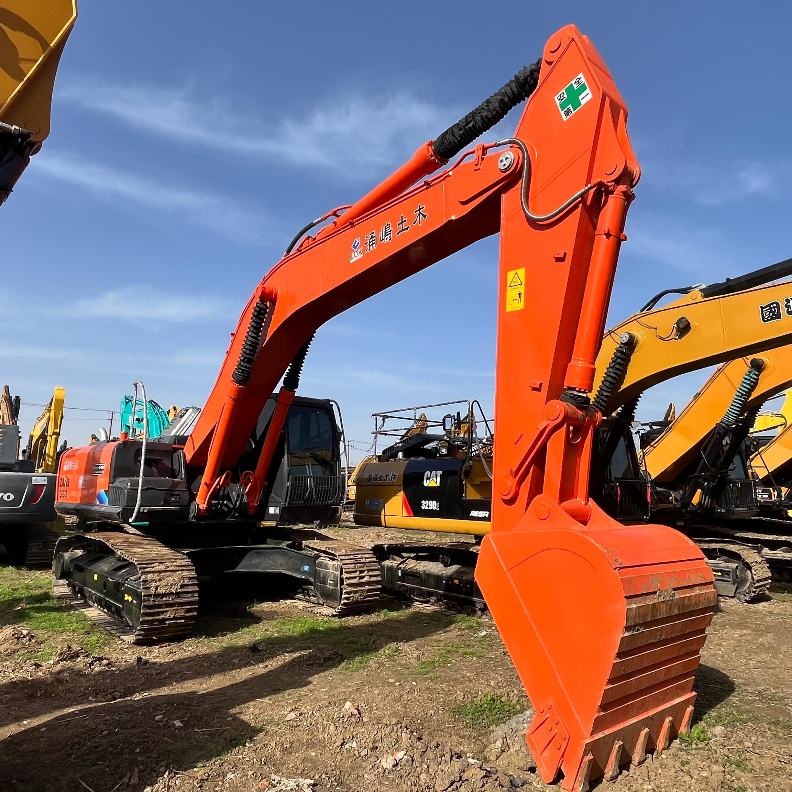 Heavy Equipment Hitachi ZX360 Used Excavators 36 Ton Mining Diggers With 1.62m3 Capacity