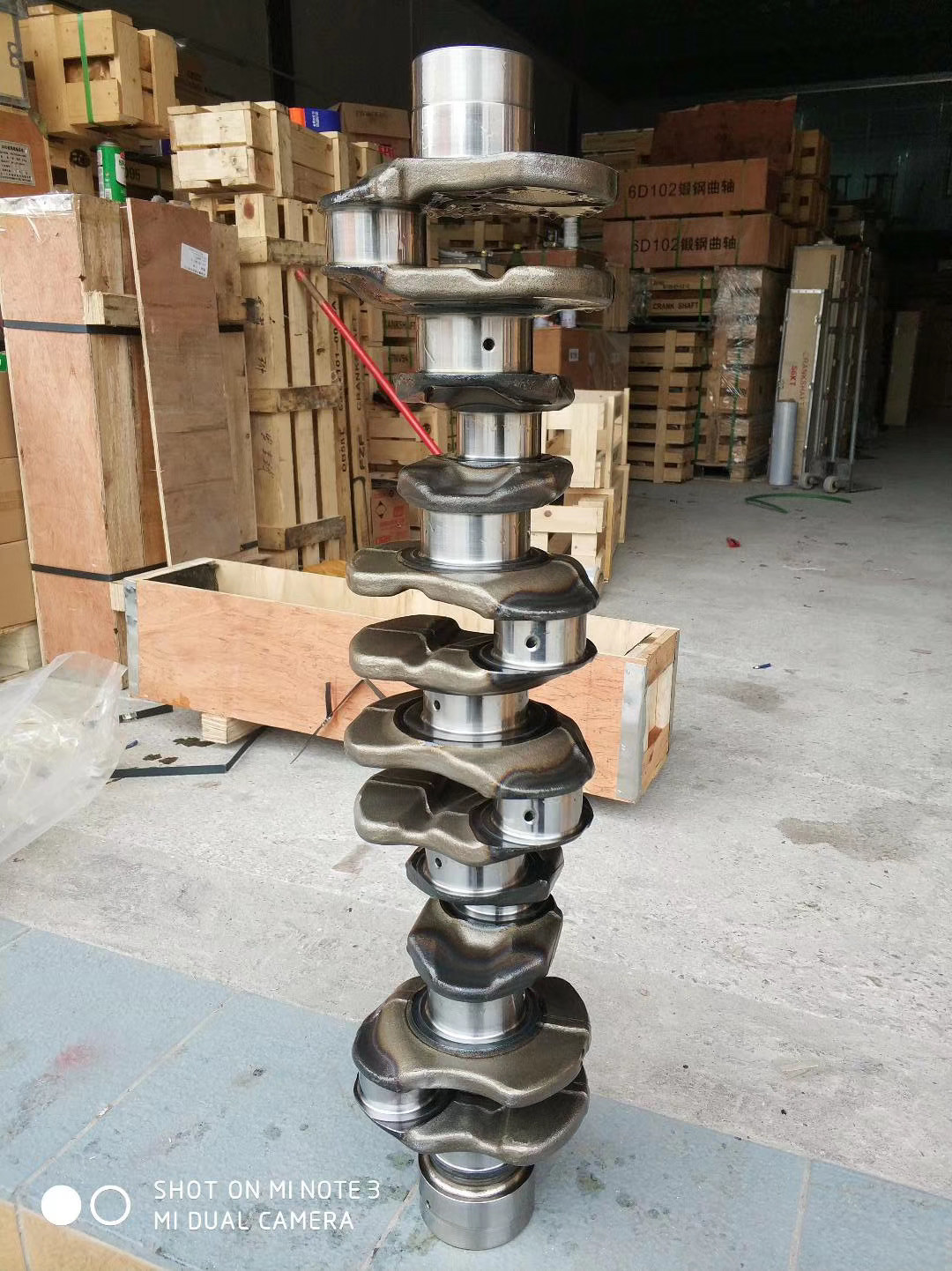 Hino Engine J08C J08E Excavator Crankshaft J08C-JT J08C-TP J08C-TI New Engine Crankshaft Assembly