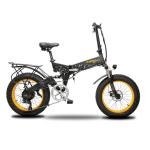 13AH 20 Inch Electric Fat Bike , Lankeleisi Folding Bike With Alloy Fork