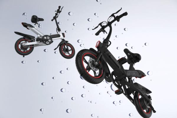 Energy Saving Compact Folding Electric Bike , Foldable Electric Bike Eco -