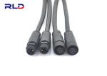 M12 2 Pin Waterproof Connector Plastic Male Connector