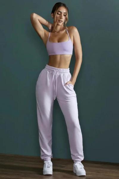 Fall Winter Womens Jogger Gym Clothes Yoga Apparel 2 Piece Matching Womens
