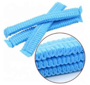 Quality Dustproof Disposable Head Cap Nonwoven Bouffant Cap 10 Gsm - 12 Gsm Weight wholesale