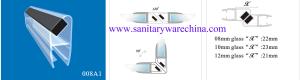 Quality Sealing Strips/waterproof magnetic strips/shower door seals/PVC Magnetic Seal 008A1 wholesale