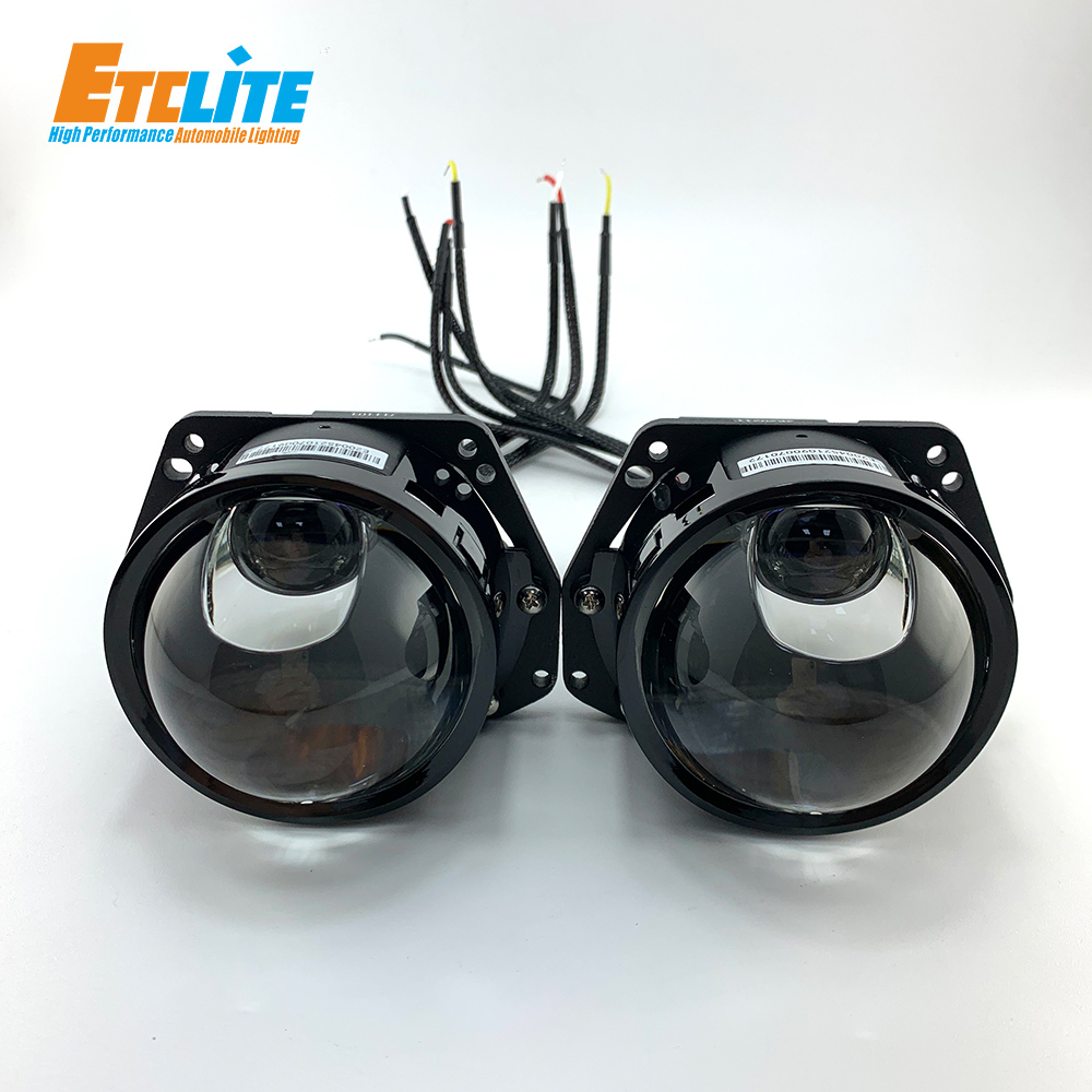 D2 D3 Motorcycle Projector Lens Led , Adjustable Focus Lens Projector Fog Light