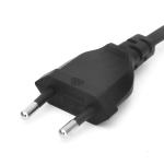 European Standard 2 prong pin computer AC power cord cables 2 pin Eu power cable