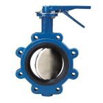 2 inch ductile iron fully Lug style type butterfly valve manufacturer