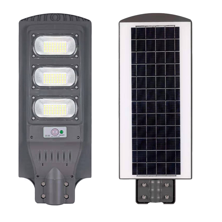 Motion Sensor IP66 90W Solar Led Street Light All In One For Garden