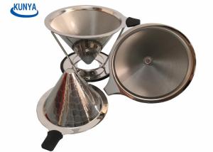 Quality Portable Sleeve Cold Brew SGS Coffee Cone Stainless Steel Filter Element wholesale