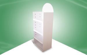 Quality Four Adjustable Shelf POS Cardboard Display Rack for Healthcare Products wholesale