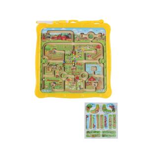 Quality Farm Educational Magnetic Puzzle Maze Game Drawing Board Toys wholesale