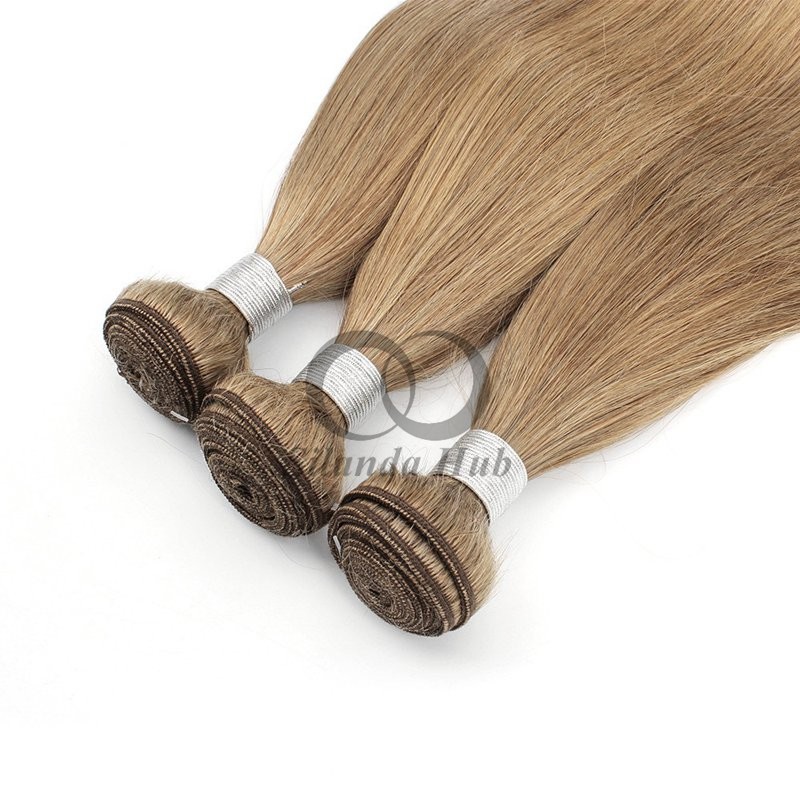 #8 Ash Brown Straight Remy Human Hair Bundles Sew In Weave Bundles Brazilian Bundle Deals