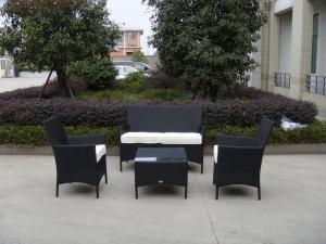Quality 4pcs cheap KD wicker furniture wholesale