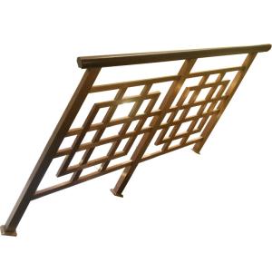 Quality Modern Wrought Iron Stair Handrail Indoor Railing Balusters U Channel wholesale