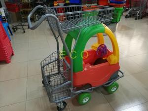 Quality Rust free Children Kids Shopping Trolley / Shopping Cart For Kids wholesale