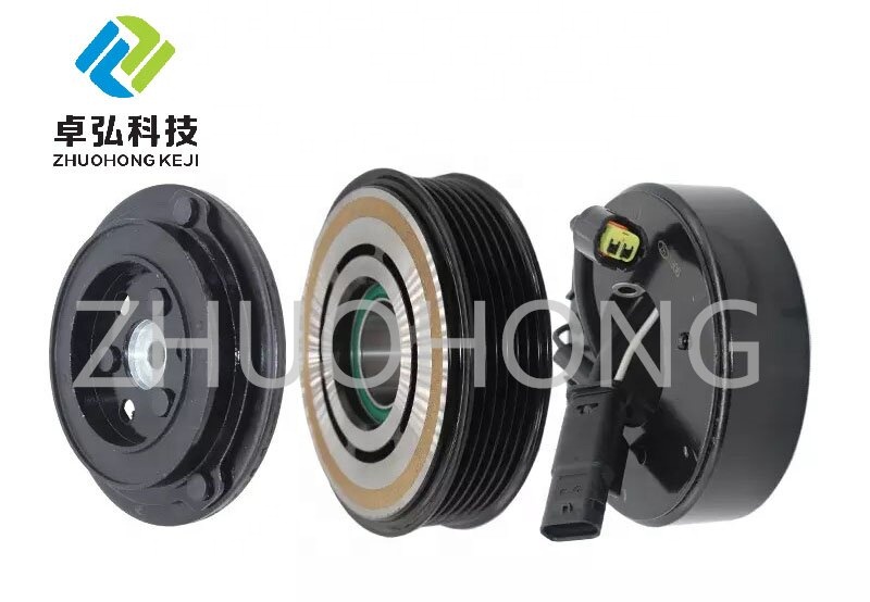 1975-2007 Year Auto AC Compressor Pulley Clutch Kit 6PK 114MM 12V For BMW 530 SERIES