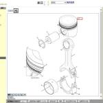 C15 Engine Piston Parts For 346-6615 Excavator Diesel