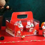 ODM Holiday Cake Christmas Bakery Boxes Cupcake Dessert Paper Packaging With