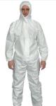 Water-proof&Breathable Tyvek Coverall, disposable SMS/PP white coverall with