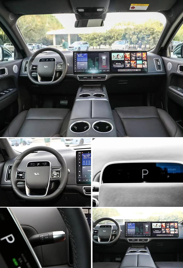 Home Luxury SUV 2024 Li L8 Large SUV with Plug in Hybrid and Euro VI Emission Standard