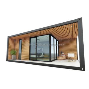 Quality Customizable Luxury Wooden Container House Modern Design Steel Prefabricated Outdoor 20ft 40ft Expandable Container wholesale