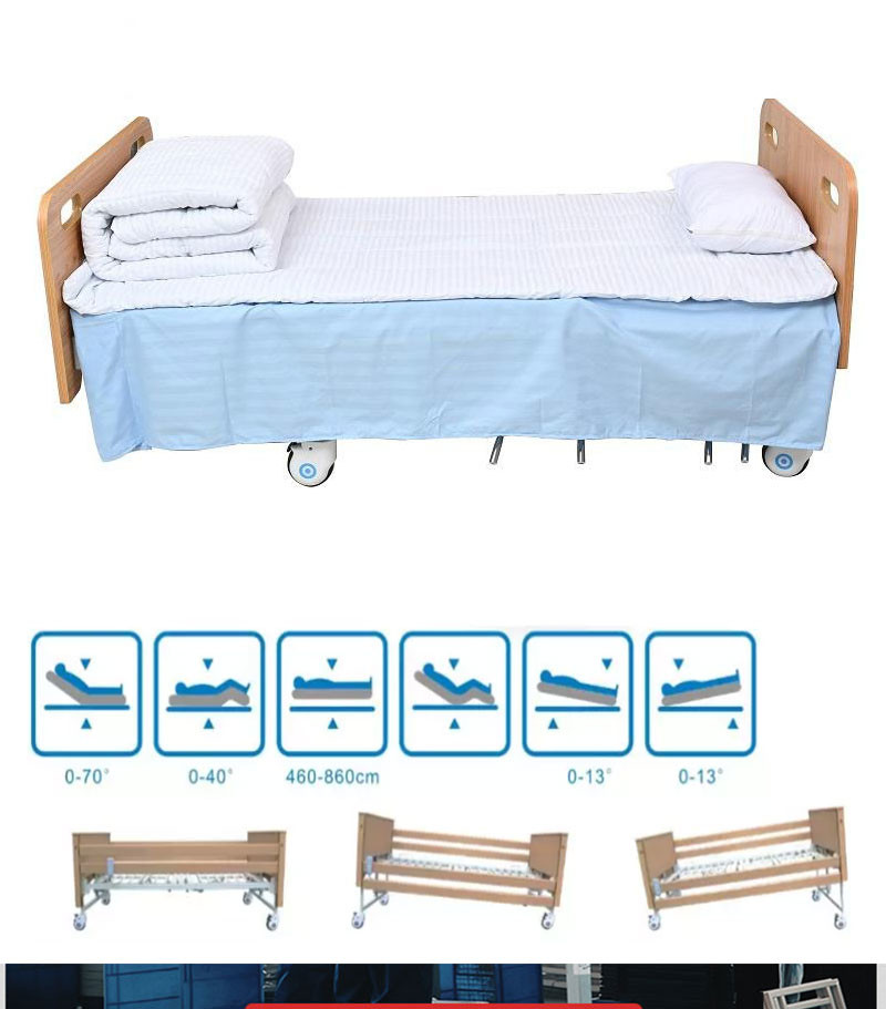 Multifunction Home Health Care Hospital Bed With Toilet Electric Adjustable