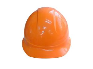 Quality Orange Construction Safety Helmets Excellent Impact Resistance Performance wholesale