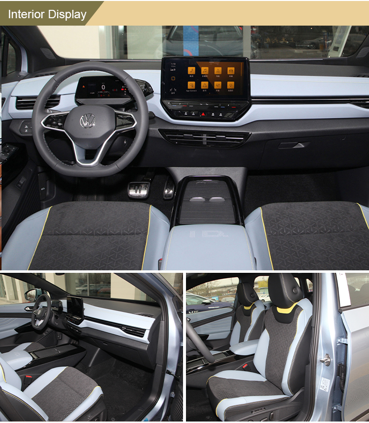 Compact SUV Volk-Swagen Id 4X Electric Cars 2023 Chinese Shop Electric Vehicle with 607km Long Range and 0.5h Charging Time