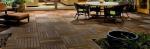teak outdoor parquet floor