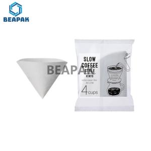 Quality Heat Seal Drip Coffee Filter Bags Permeable Sector Coffee Paper Filter wholesale