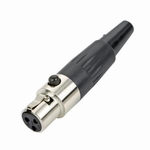 Quality Mini XLR 3Pin Female Audio Connector For Microphone Cables Adapter wholesale