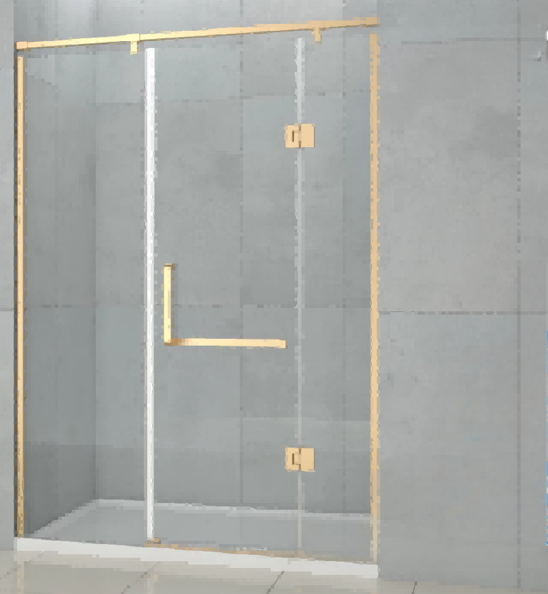 25 Square Shower Door Profile Easy Installation With Hardware Accessories