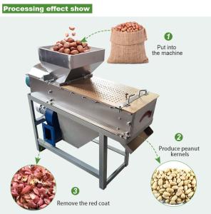 Quality Automatic Snack Making Machine Stainless Steel Peanut Peeler Commercial wholesale