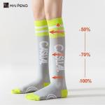 Breathable Compression Running Socks Cotton / Nylon Athletic Compression