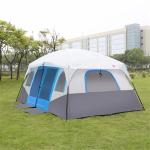 Two Room And One Hall Outdoor Camping Tent 8 to 10Person Capacity Camping Tent
