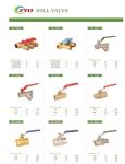 DN Design brass plumbing valves , Hot Forged 1/2 Inch Brass Water Ball Valve