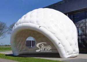 Quality 7x5m outdoor movable advertising white inflatable golf tent for trade shows or promotions wholesale