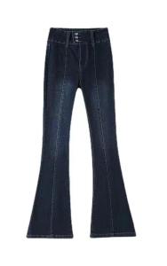 Quality High Elasticity Fashion Lady Jeans Stretch Denim Pants Slim Fit Trend Jeans 42 wholesale