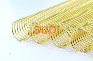Quality Nylon Coated 1/4'' 6.4mm Metal Binding Spines wholesale