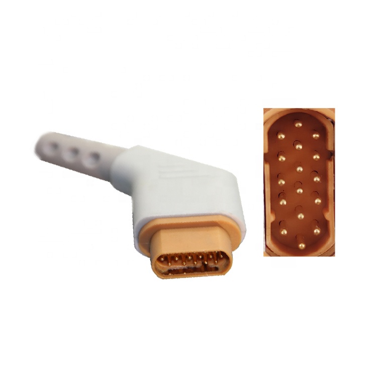 Drager 16 Pin Invasive Blood Pressure Cable To Mindray Transducer IBP Cable