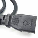America Standard US Power Cord 110V-250V PVC Jacket 3 Pin Plug 15m