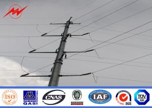 Quality 17 M Polygonal Tapered Steel Tubular Pole For Transmission Line Project wholesale